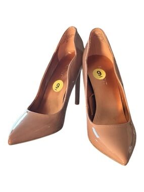 💖 Brand New Never Worn Nine West Nude Patent Stilettos Size 9 🔥